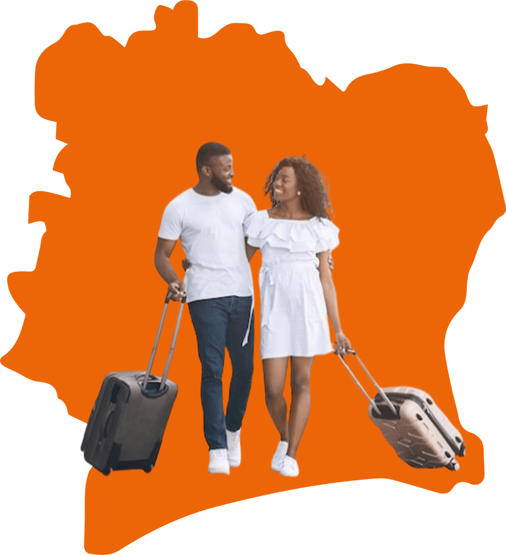 Carte touristique de la Côte d’Ivoire